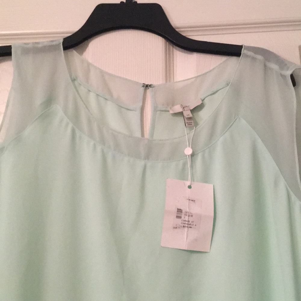 Mint Green Sleeveless Top